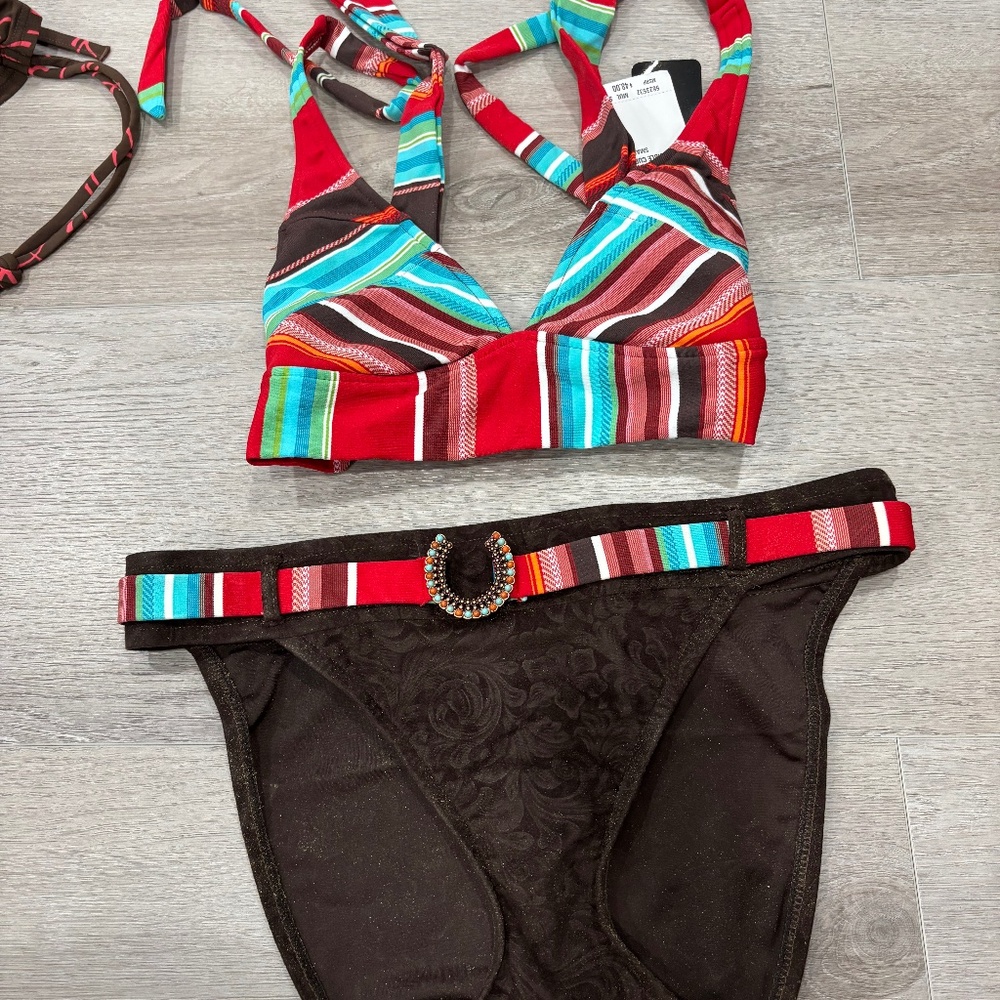 Bebe two piece swim set.